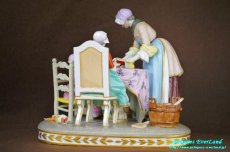 画像6: K.U.様専用ご決済用＞フランス　ナポレオンIII　オールドパリ　Vieux Paris　LE BENEDICITE　食前の祈り　シャルダン　専用箱入 (6)