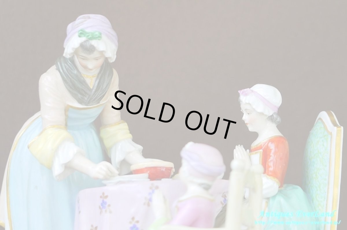 画像12: K.U.様専用ご決済用＞フランス　ナポレオンIII　オールドパリ　Vieux Paris　LE BENEDICITE　食前の祈り　シャルダン　専用箱入 (12)