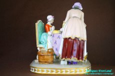 画像8: K.U.様専用ご決済用＞フランス　ナポレオンIII　オールドパリ　Vieux Paris　LE BENEDICITE　食前の祈り　シャルダン　専用箱入 (8)