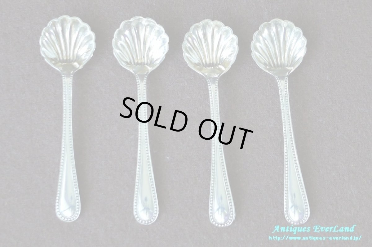 画像19: シルバー ソルトディッシュ シェル 貝型 オリジナルボックス入り (19)