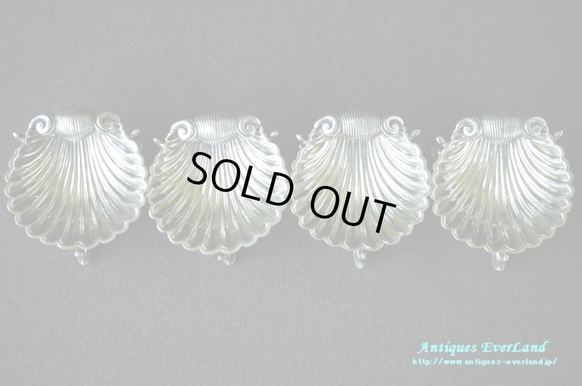 画像4: シルバー ソルトディッシュ シェル 貝型 オリジナルボックス入り (4)