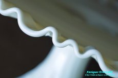 画像3: ディプレッション ミルク ガラス　ホールケーキスタンド　乳白 (3)