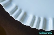 画像15: ディプレッション ミルク ガラス　ホールケーキスタンド　乳白 (15)