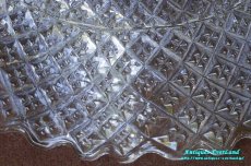 画像10: ヴィクトリアン　ジョージ ダビッドソン　クリア プレスガラス　深皿　ペンデュラム　トロコイド (10)