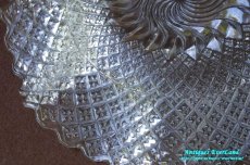 画像9: ヴィクトリアン　ジョージ ダビッドソン　クリア プレスガラス　深皿　ペンデュラム　トロコイド (9)