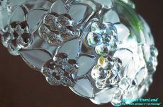 画像20: フロスト クリア ガラス　花器　コンポート　キャンドルスタンド　ブーケ (20)