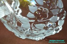 画像14: フロスト クリア ガラス　花器　コンポート　キャンドルスタンド　ブーケ (14)
