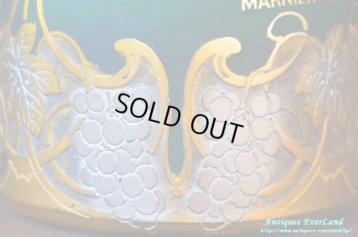 画像23: アールヌーヴォー　Daum ドーム　カメオガラス　Grand Marnier グランマニエ　ボトル　　 (23)