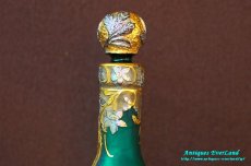 画像14: アールヌーヴォー　Daum ドーム　カメオガラス　Grand Marnier グランマニエ　ボトル　　 (14)