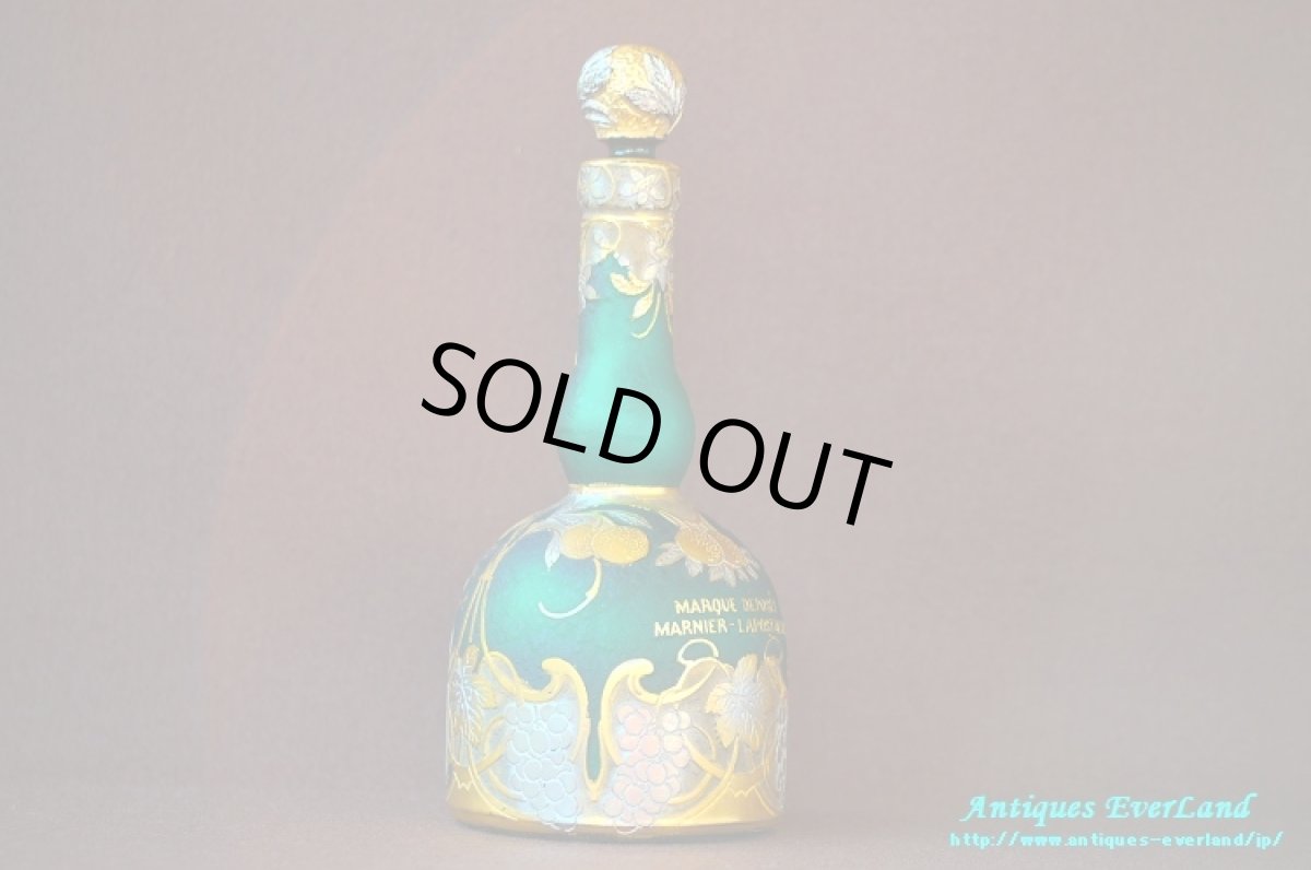 画像5: アールヌーヴォー　Daum ドーム　カメオガラス　Grand Marnier グランマニエ　ボトル　　 (5)
