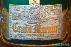 画像21: アールヌーヴォー　Daum ドーム　カメオガラス　Grand Marnier グランマニエ　ボトル　　 (21)
