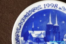 画像7: Royal Copenhagen　Juleplaquette　Christmas Plaquette 　ミニプレート　1998年　Roskilde Domkirke Cathedral　パッケージ箱入り　　 (7)