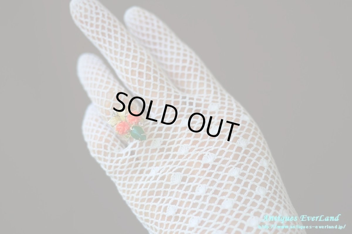 画像15: イタリア コーラル ジェイド リング Fiore (15)